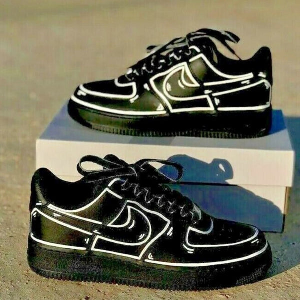 White Lines Custom Air Force 1