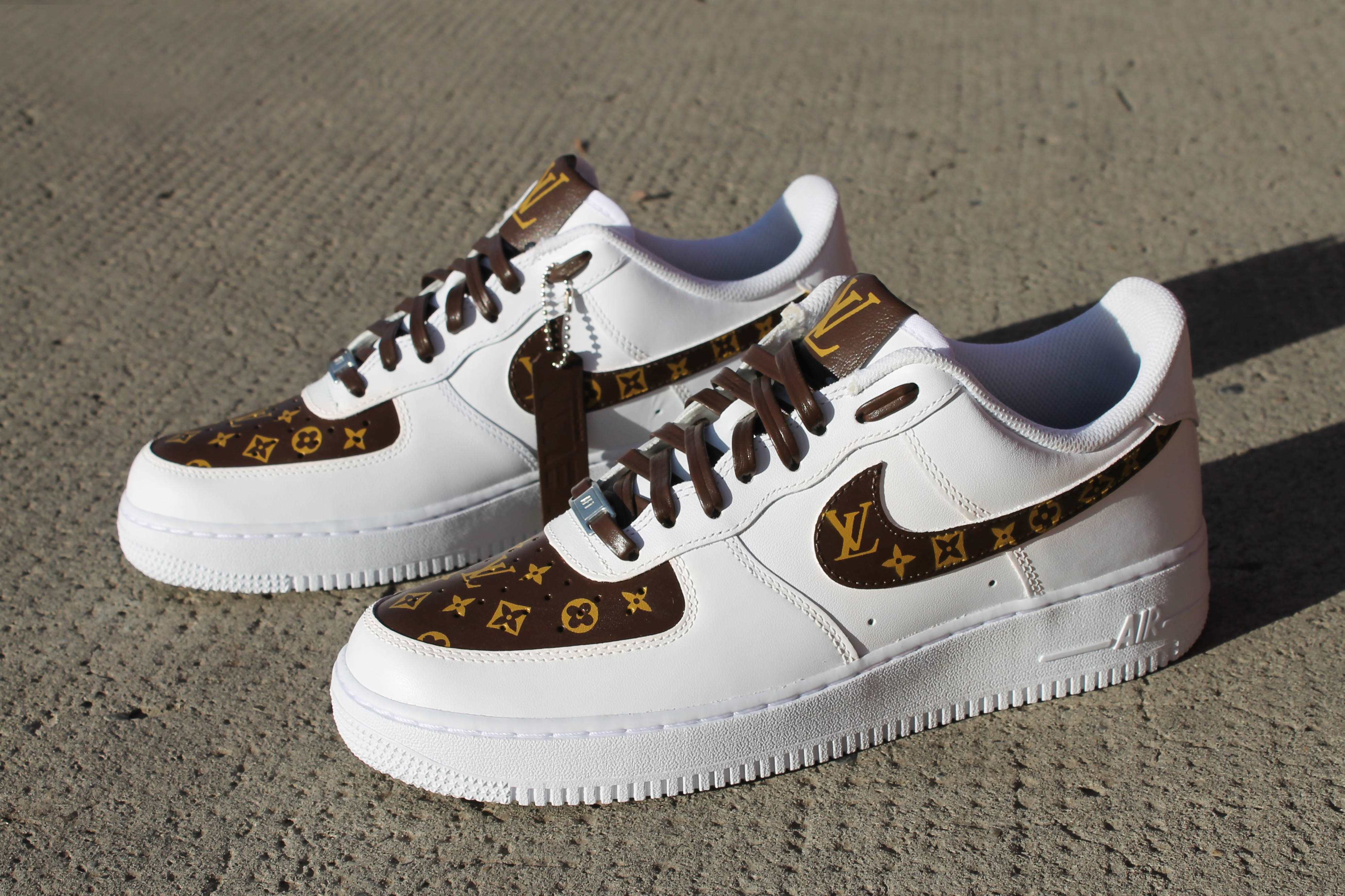 REAL COLOR LV Custom Air Force 1