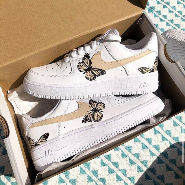 Basic Color Custom Air Force 1's – shecustomize