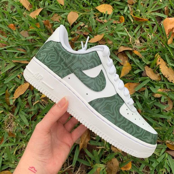 Olive Custom Air Force 1