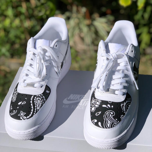 Black Bandana Custom Air Force 1