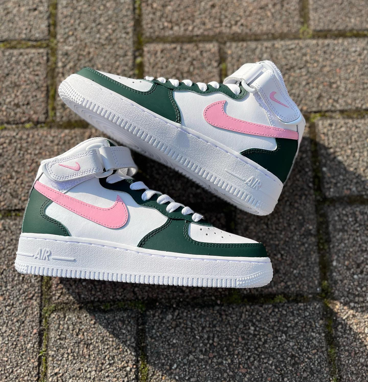 Green&Pink Custom Air Force 1