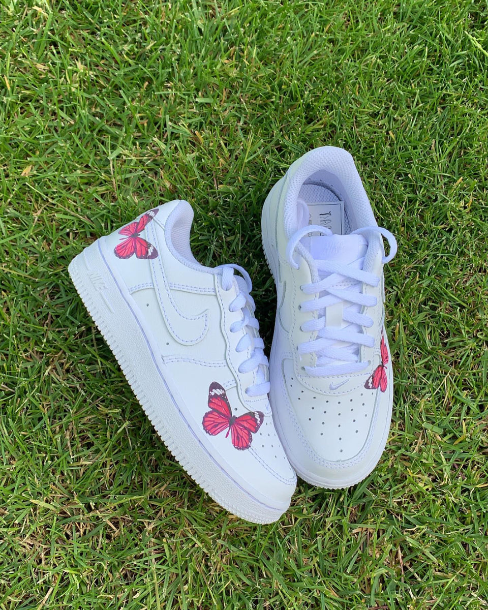 Pink Butterfly Custom Air Force 1 â Unite Custom