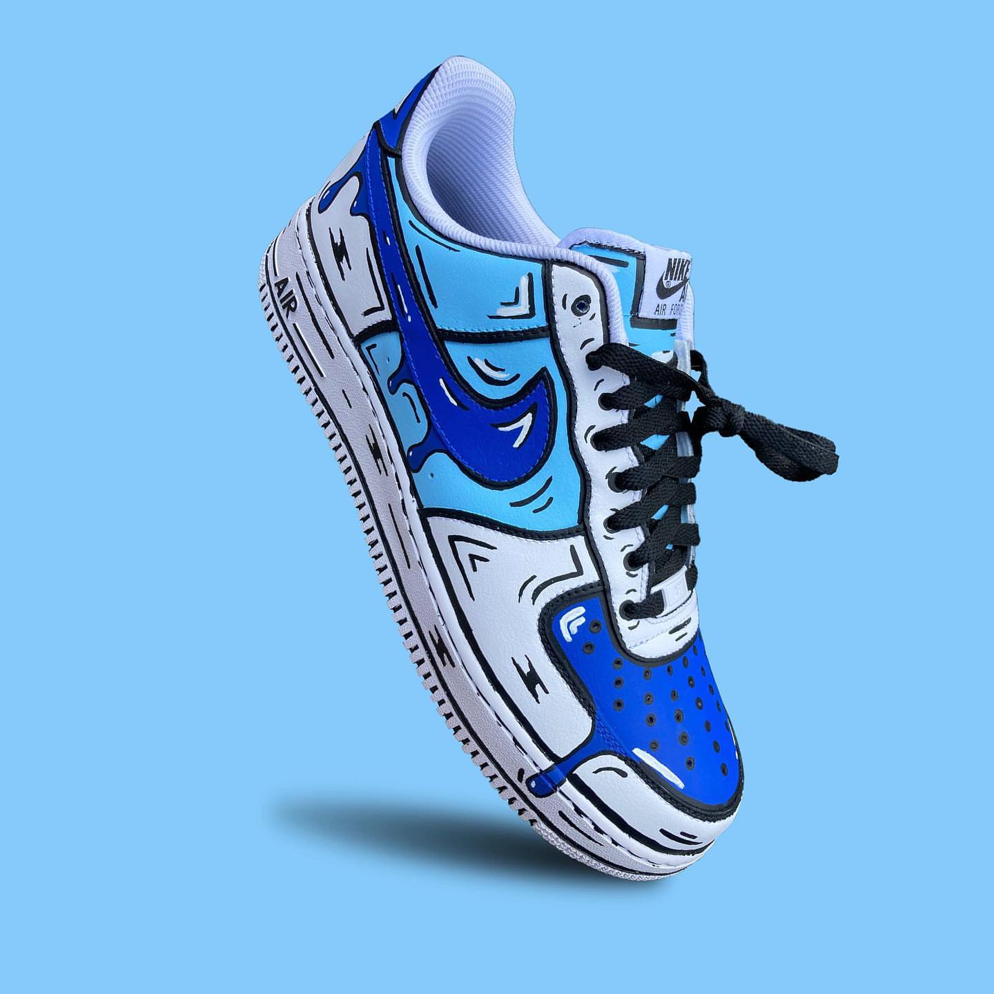Custom Nike Air Force 1 Shoes Cartoon