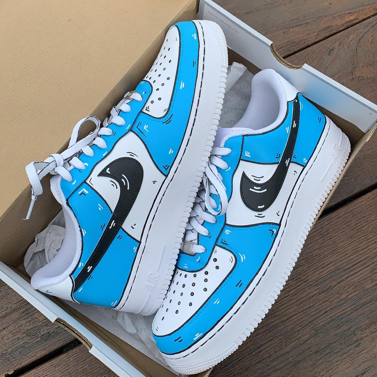 Blue Custom Air Force 1 â Unite Custom