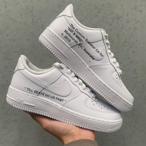 For Wedding Custom Air Force 1