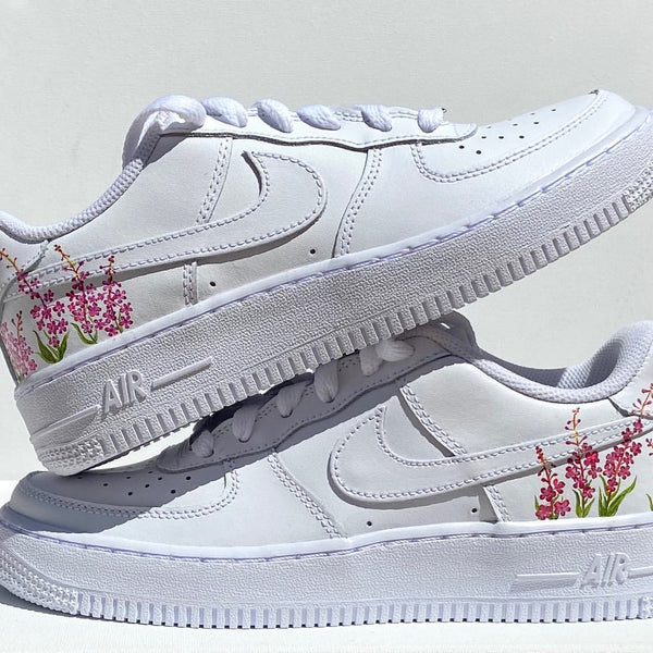 Pink Flower Custom Air Force 1