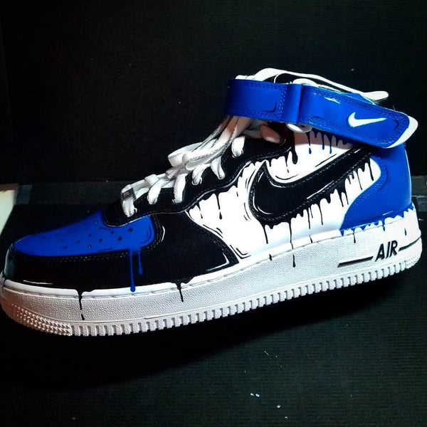 Blue Cartoon Custom Air Force 1