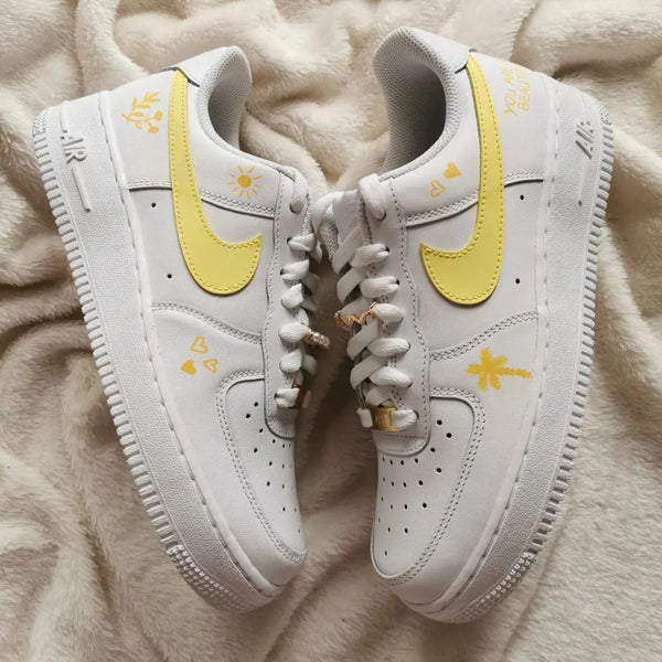 Bright Yellow Custom Air Force 1