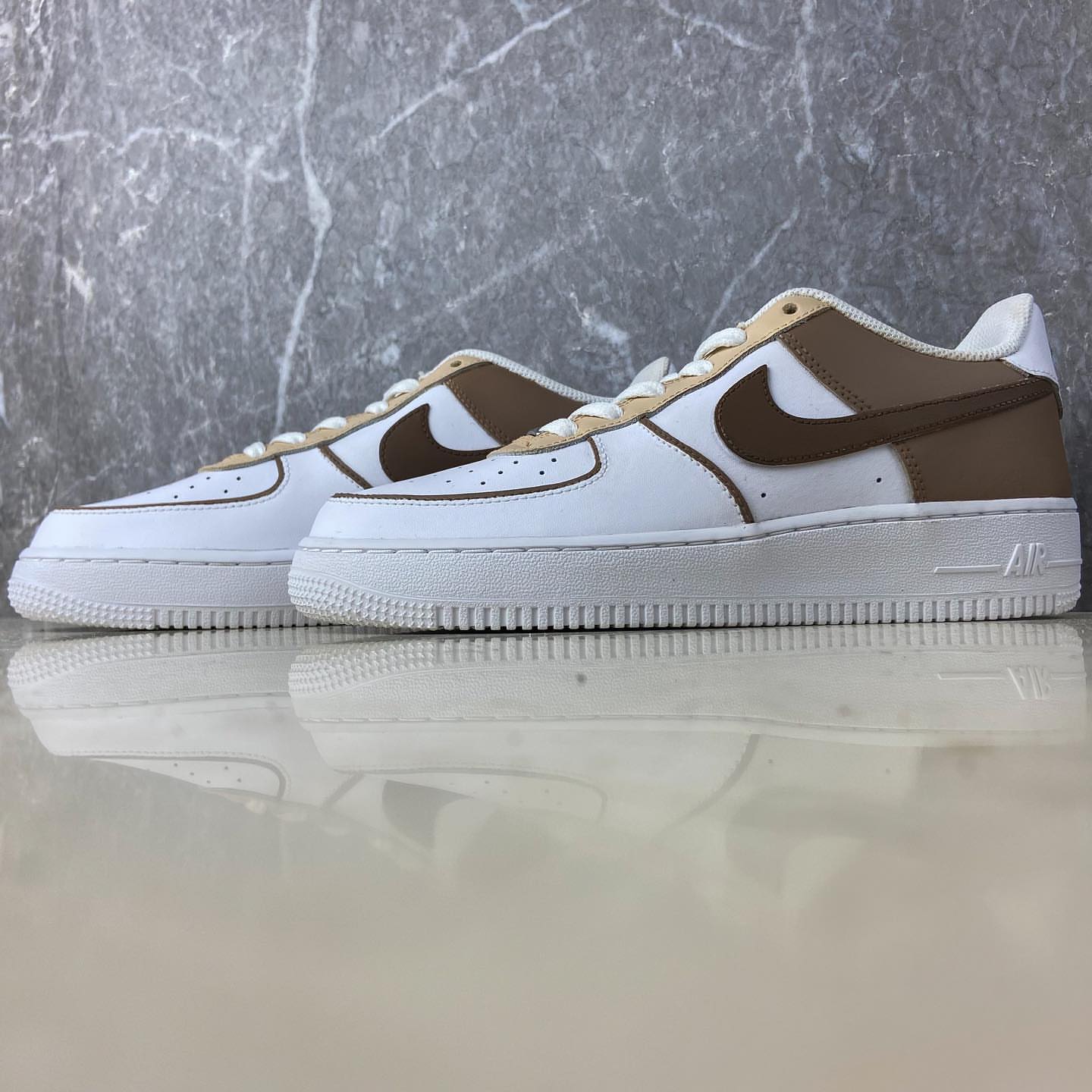 Original Latte Style Custom Air Force 1