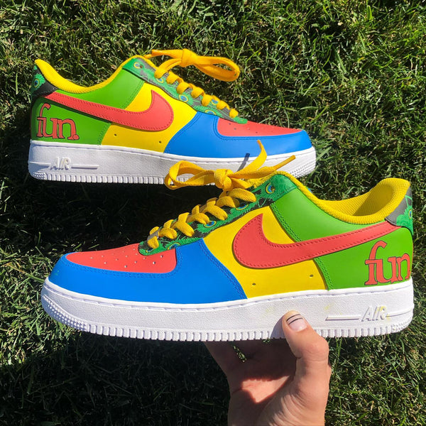 Bright Colors Custom Air Force 1