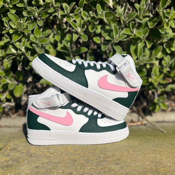 Green&Pink Custom Air Force 1